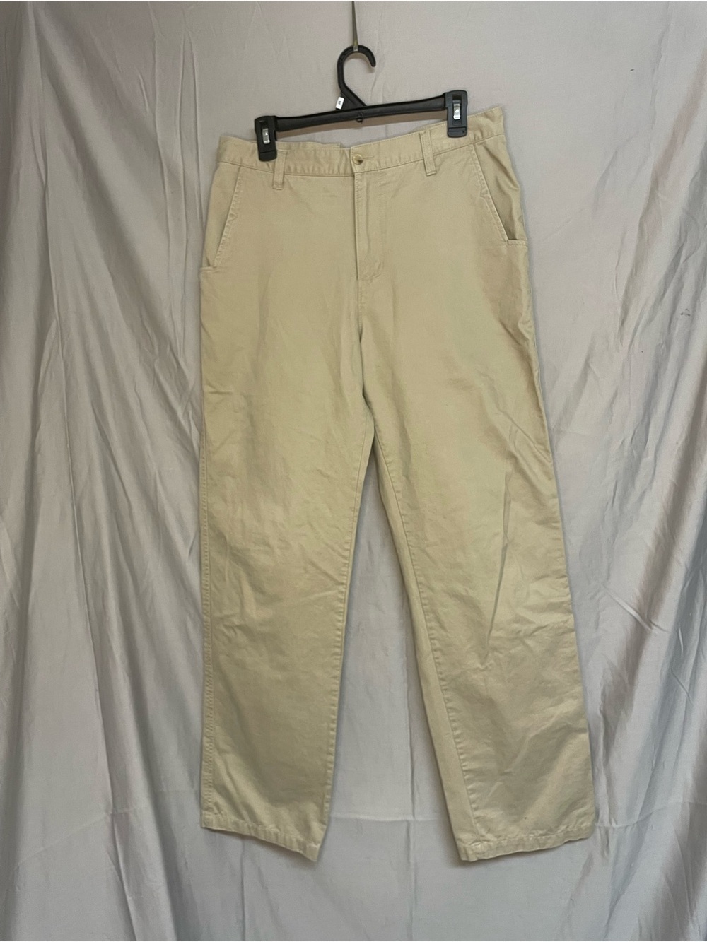 Woolrich Vintage Men's Flat Front Khaki Tan Cotton Chino Pants